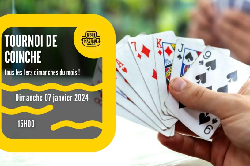 Tournoi de COINCHE ⎟ Péniche le Bus Magique