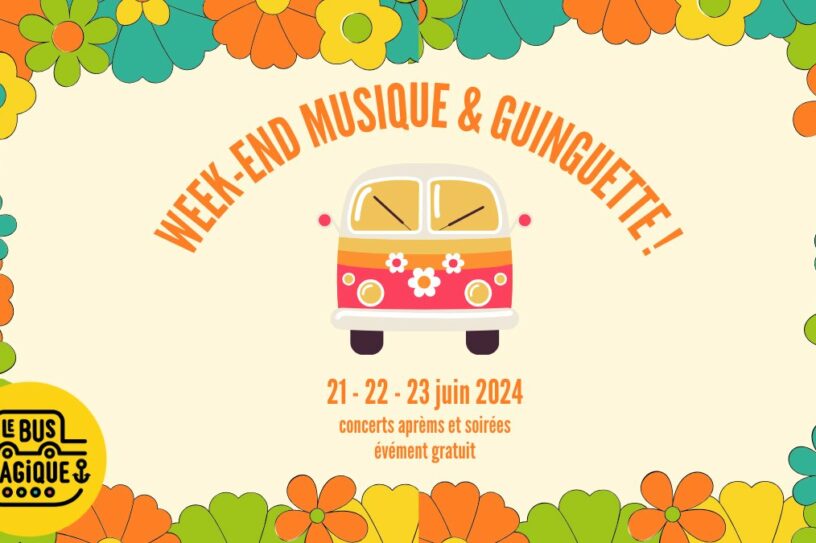 FÊTE DE LA MUSIQUE & GUINGUETTE !!  | Péniche du Bus magique