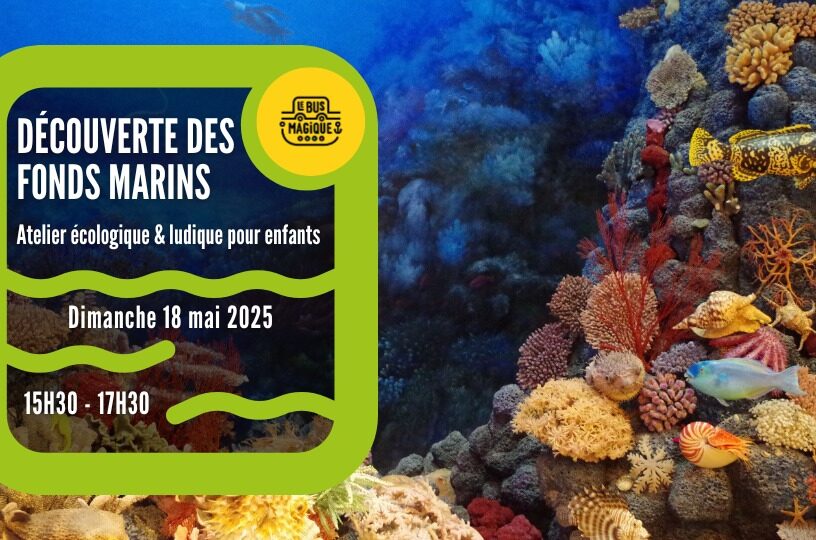 Aprem enfants magique : atelier ludique & écologique Fonds marins / Péniche le Bus magique