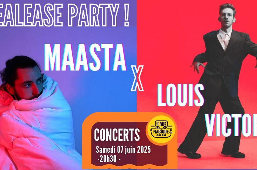 Release party « Pas peur » – Mastaa x Louis Victor | Péniche le Bus Magique