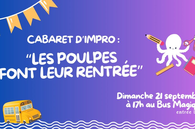 CONTRADICTIONS – Cabaret d’Impro | Péniche le Bus Magique