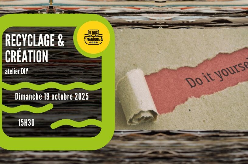 Recyclage et création⎟ Péniche le Bus magique