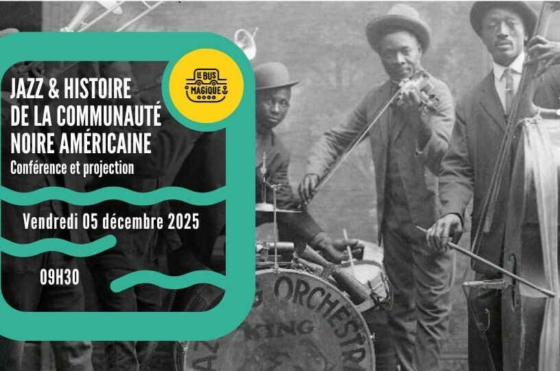 Jazz & communauté noire américaine – Conférence et projection | Péniche le Bus Magique
