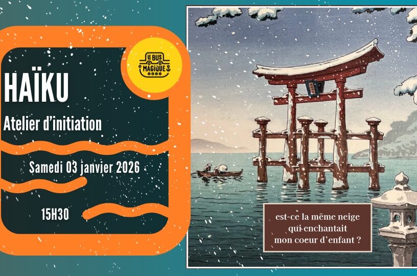 Ecriture créative : atelier / Péniche le Bus magique