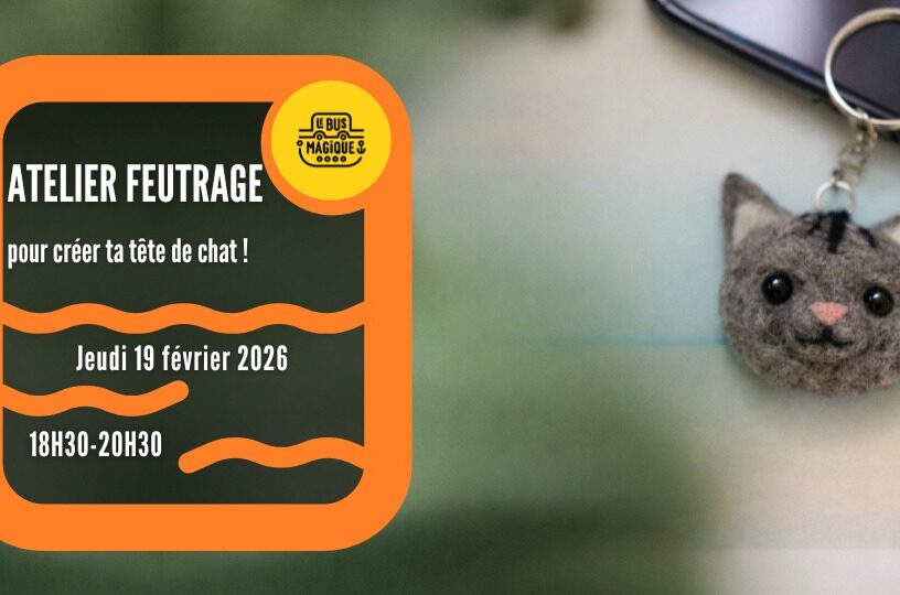 Atelier de feutrage ! / Péniche le Bus magique