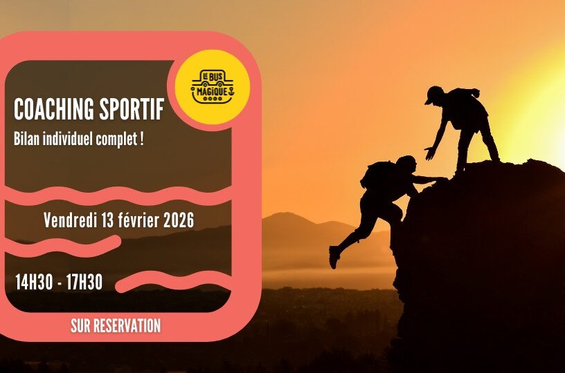 Séance bien-être : COACHING SPORTIF / Péniche le Bus magique