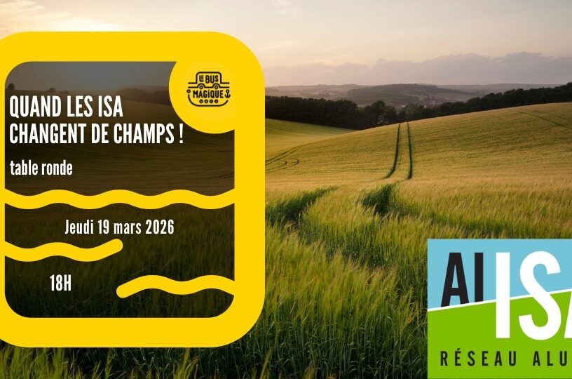 Table ronde ISA | Péniche Le Bus magique
