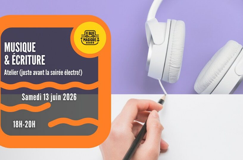 Atelier MUSIQUE & ECRITURE / Péniche le Bus magique