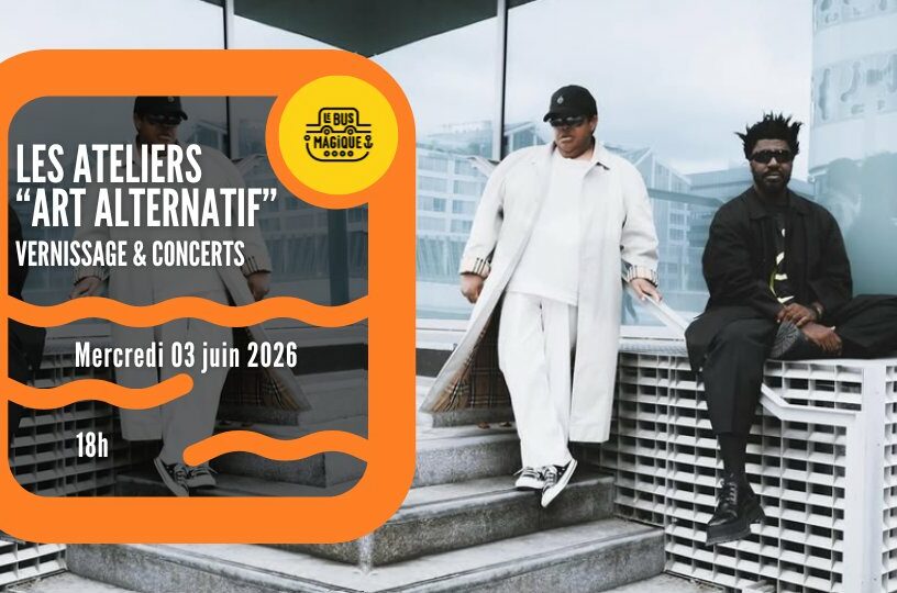 ART ALTERNATIF – Vernissage d&rsquo;expo & Concerts / Péniche le Bus magique