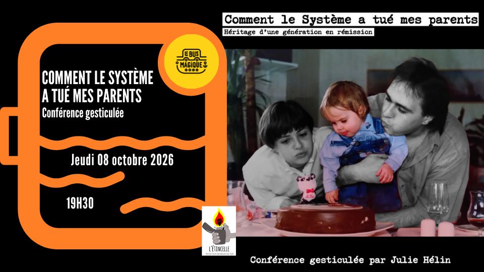 Comment le système a tué mes parents – CONFERENCE GESTICULEE