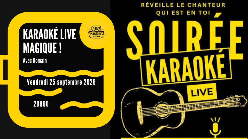Karaoké live magique !