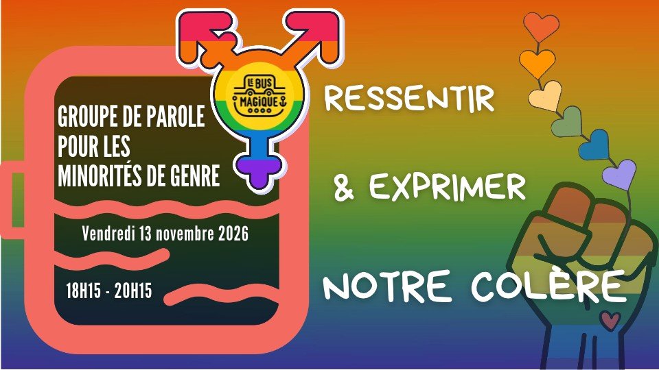 Minorités de genres : groupe de PAROLE & COLERE